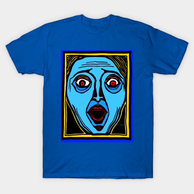 Fright Face T-Shirt by JSnipe